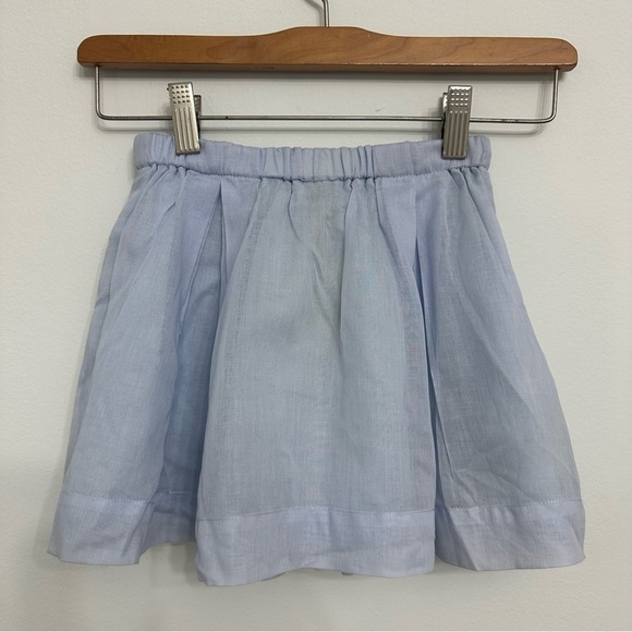 NEW WITH TAGS Crewcuts Pleated Skirt Baby Blue Size 4/5 - Picture 1 of 4